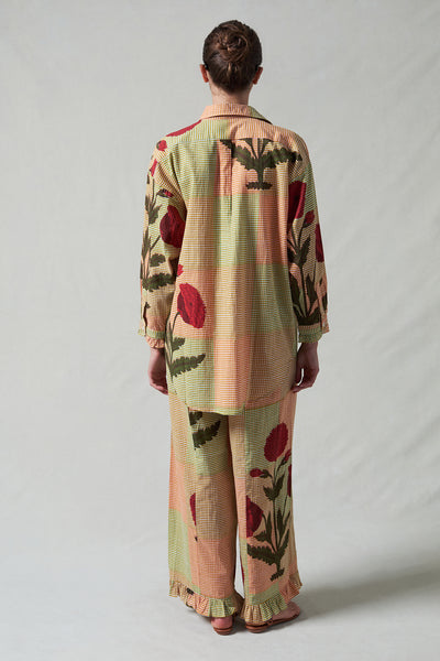 Dandelion Printed Set Multi Check