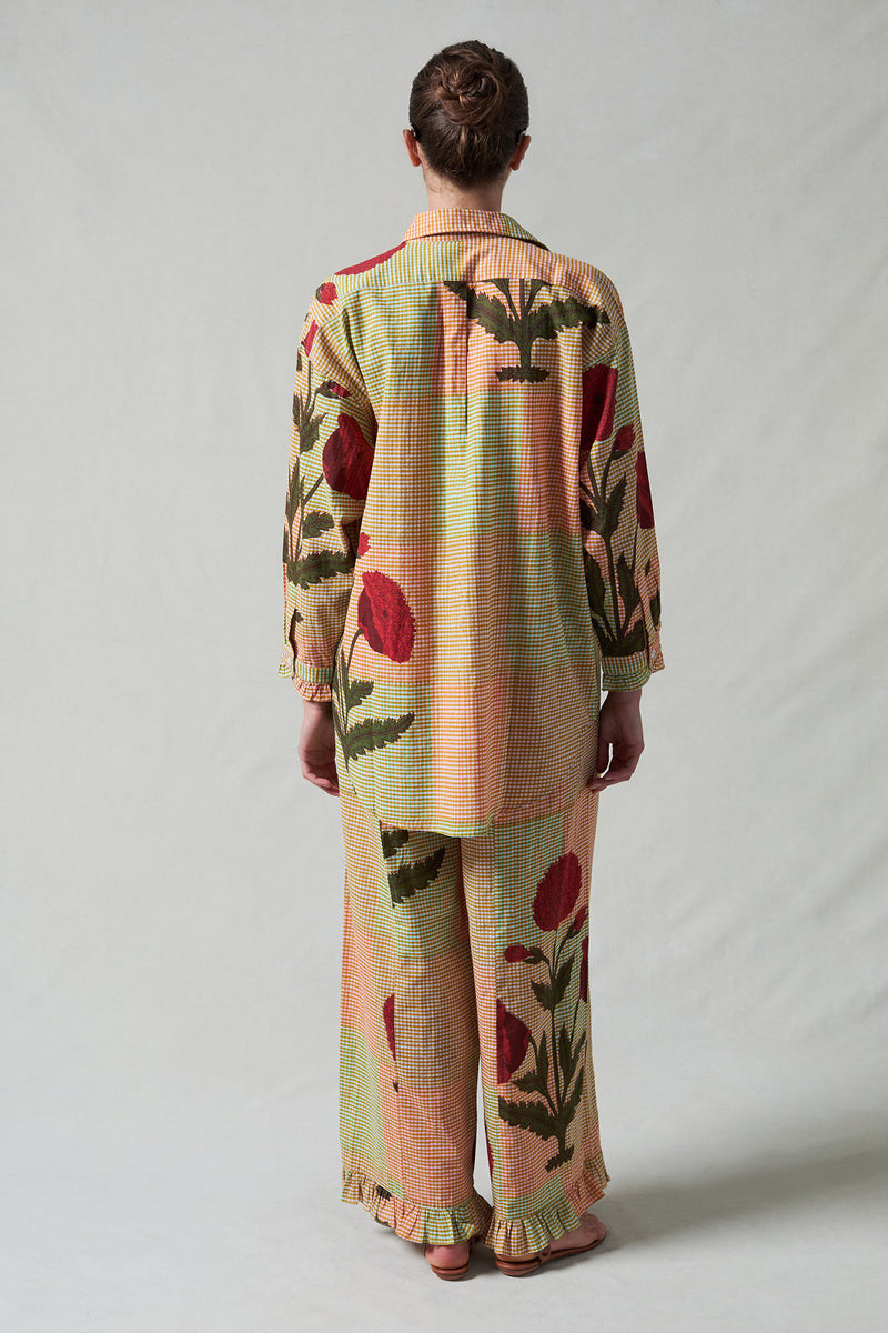 Dandelion Printed Set Multi Check