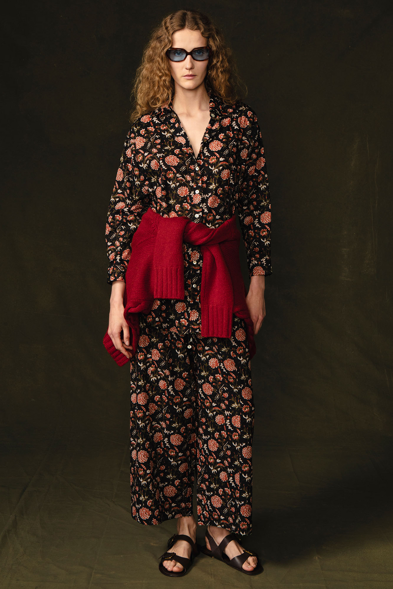 Chrysanthemum Printed Set Ink