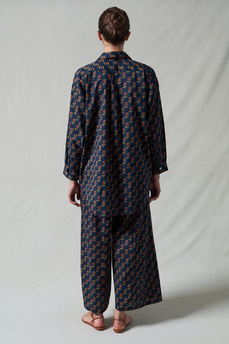 Rose Printed Set Midnight