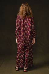 Wild Rose Printed Set Scarlet