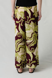 Ramona Silk Pant Hibiscus