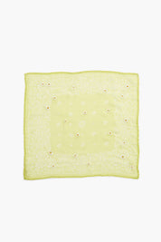 Daisy Embroidered Bandana Acacia