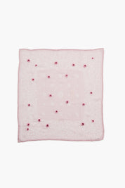 Daisy Embroidered Bandana Pink