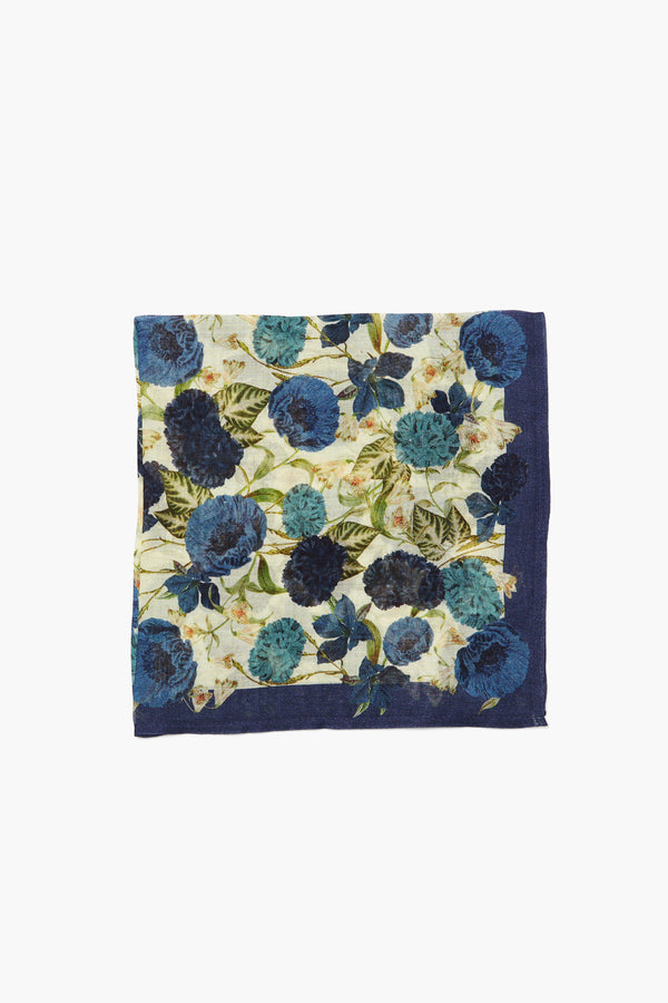 Bandana Navy Overgrown Floral