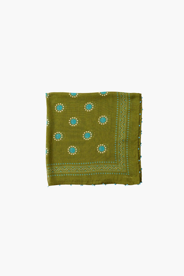 Sundial Dot Bandana Cardamom Seed