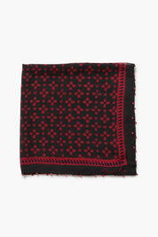 Beaded Floral Bandana Sapphire
