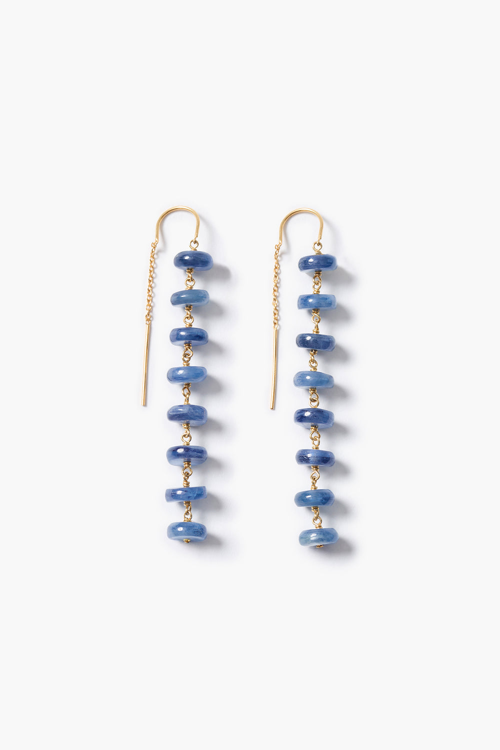 Ladder Earrings Kyanite