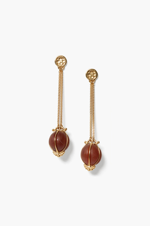Balloon Drop Earrings Red Mix