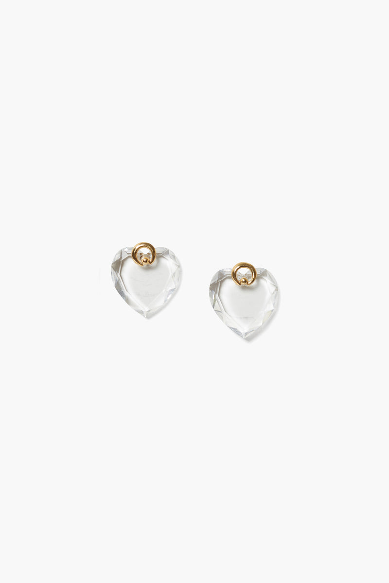Amour Stud Earrings Crystal