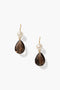 Yasmine Pearl Earrings Smoky Quartz