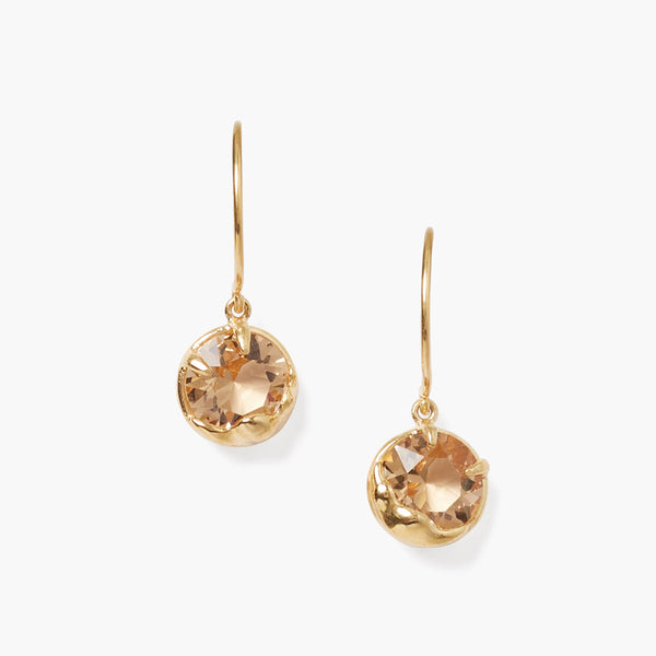 November Birthstone Earrings Topaz Crystal Chan Luu