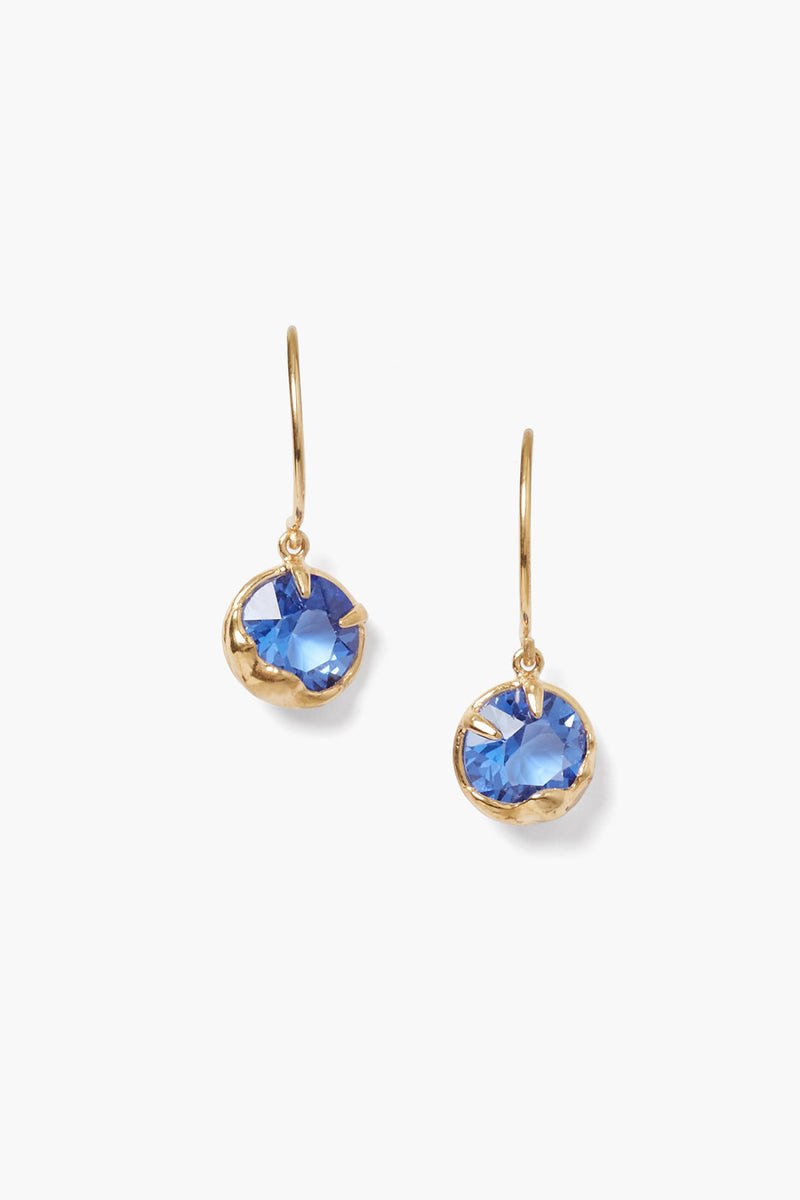 September Birthstone Earrings Sapphire Crystal – Chan Luu