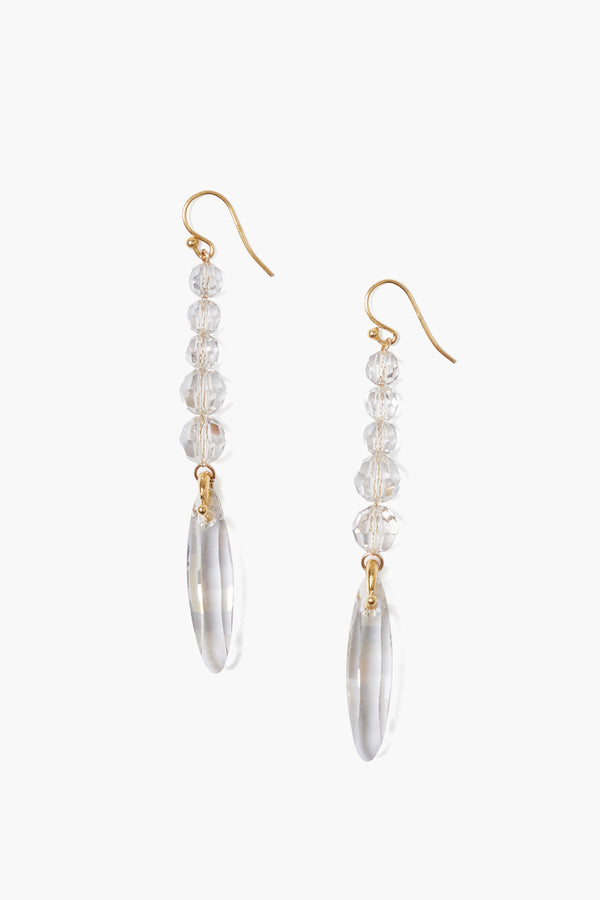 Sonya Drop Earrings Crystal