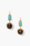 Lark Drop Earrings Turquoise Mix