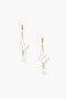 Clover Drop Earrings White MOP