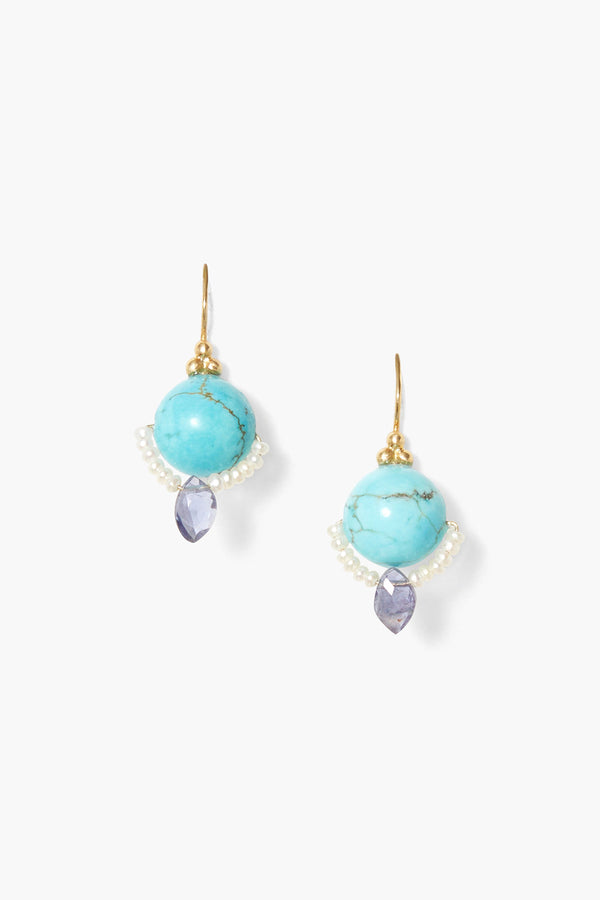 Neptune Earrings Turquoise