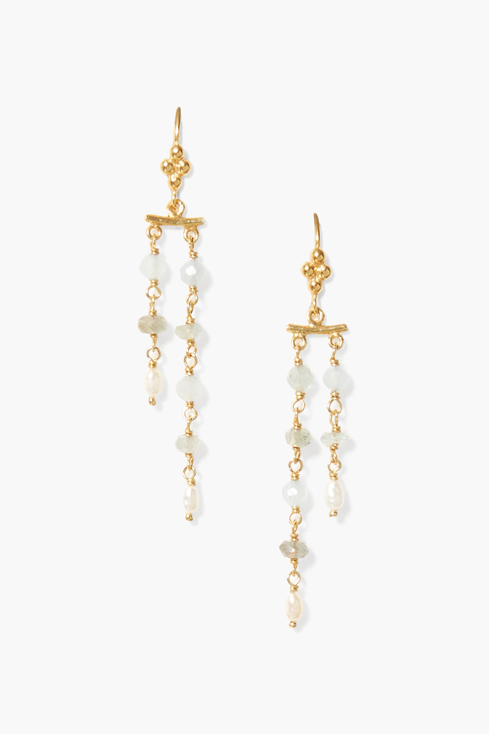 Talia Drop Earrings Maxi Aquamarine Mix Chan Luu