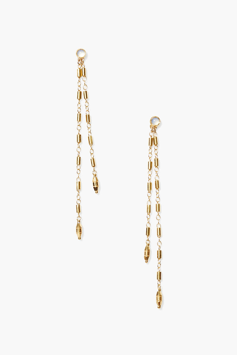 Suleyma Drop Earrings Yellow Gold