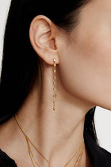 Suleyma Drop Earrings Yellow Gold