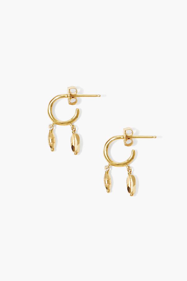 Suleyma Hoop Earrings Yellow Gold