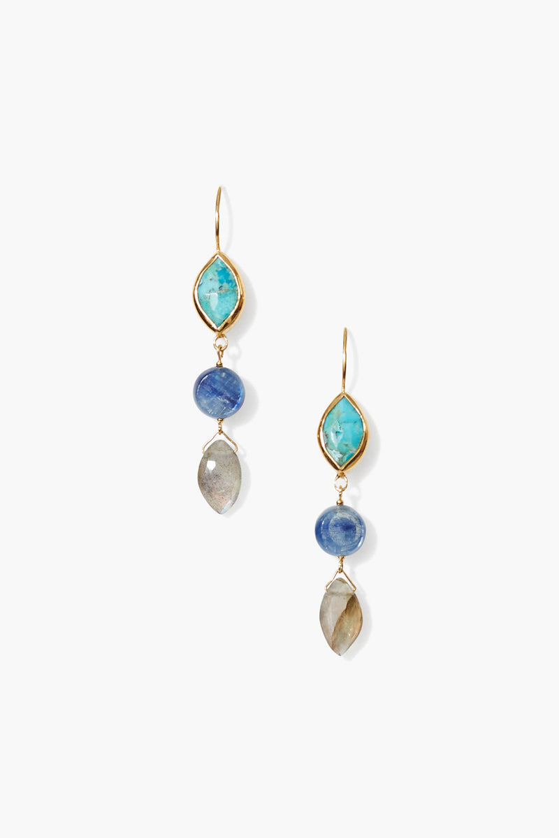 Sabine Earrings Turquoise Mix