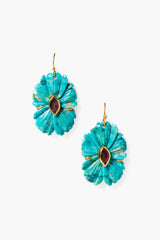 Magnolia Earrings Turquoise