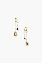 Delilah Drop Earrings Quartz Mix