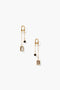 Delilah Drop Earrings Quartz Mix