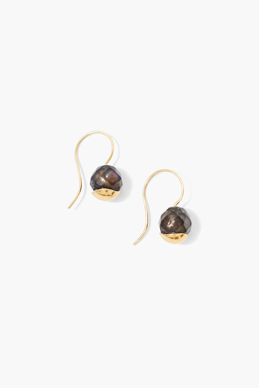 Gold Dipped Earrings Peacock Pearl – Chan Luu