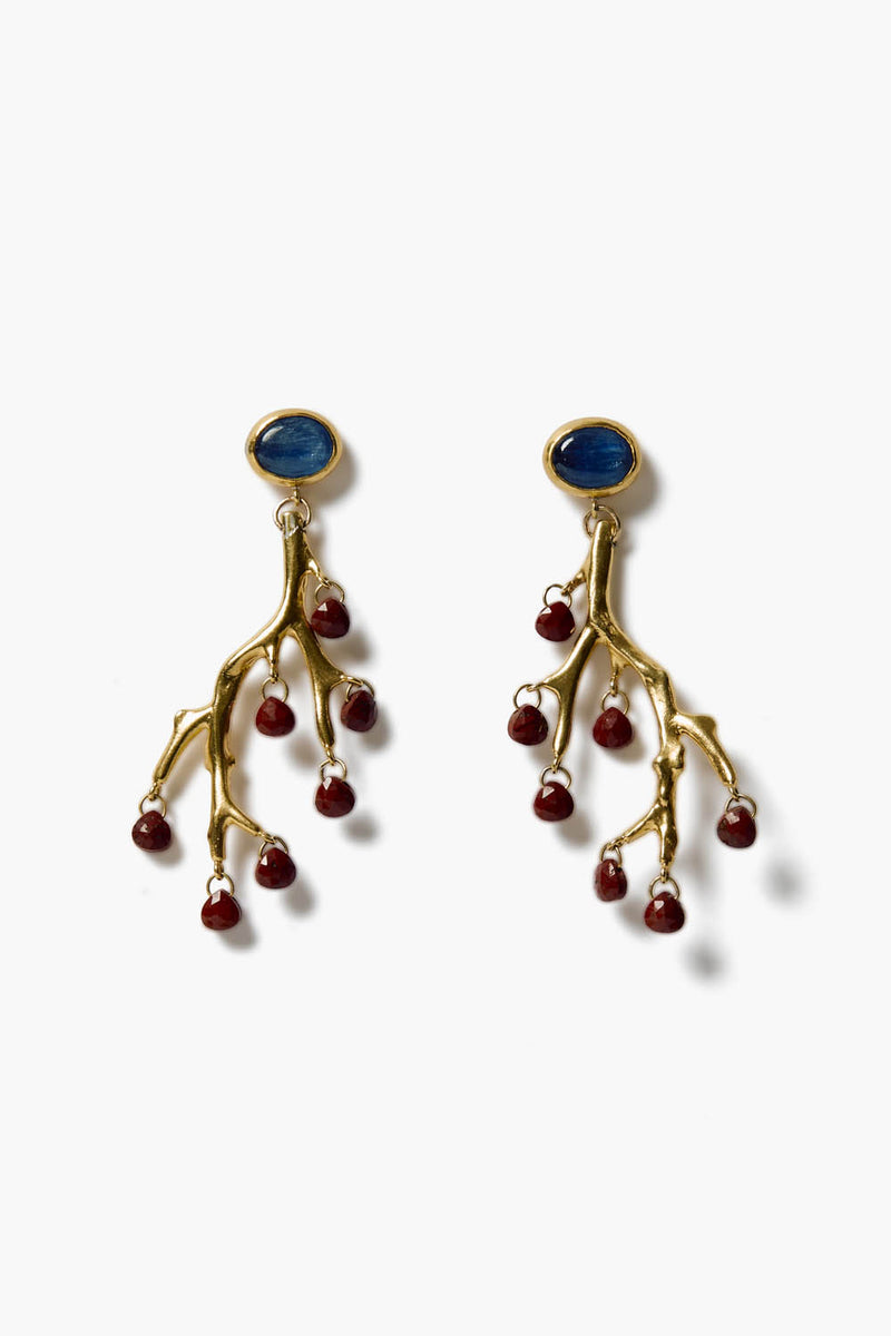 Branch Earrings Kyanite Mix
