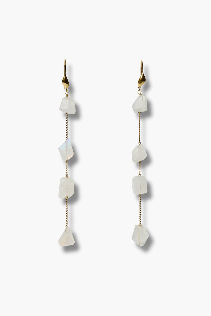 chan luu Maris Drop Earring Moonstone Earrings