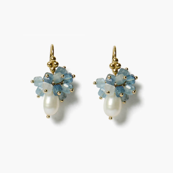 Firework Earrings Aquamarine – Chan Luu
