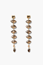 Isadora Earrings Smoky Quartz