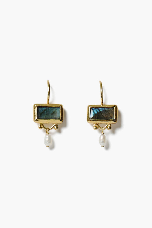 Corinna Drop Earrings Lab Mix