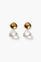 Emmanuelle Drop Earrings Crystal