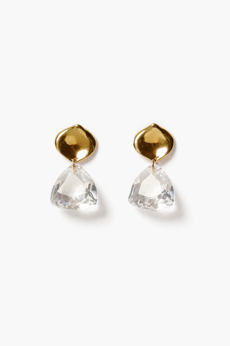 Emmanuelle Drop Earrings Crystal