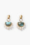 Luna Arc Earrings Labradorite