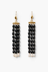 Regina Chandelier Earrings Onyx