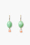 Jelly Bean Earrings Chrysoprase