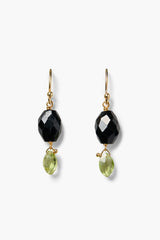 Jelly Bean Earrings Black Tourmaline