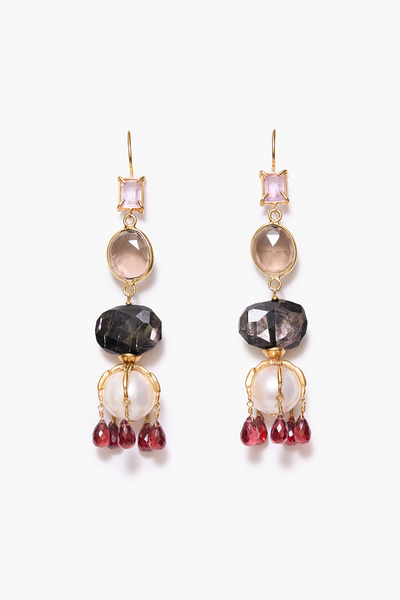 Lark Drip Earrings Multi