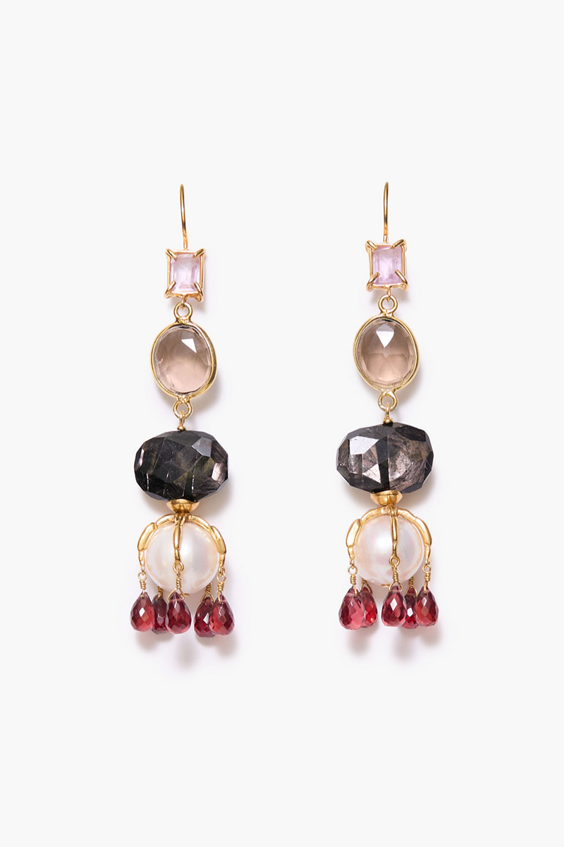 Lark Drip Earrings Multi