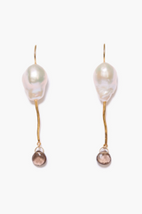 Drift Earrings Smoky Quartz