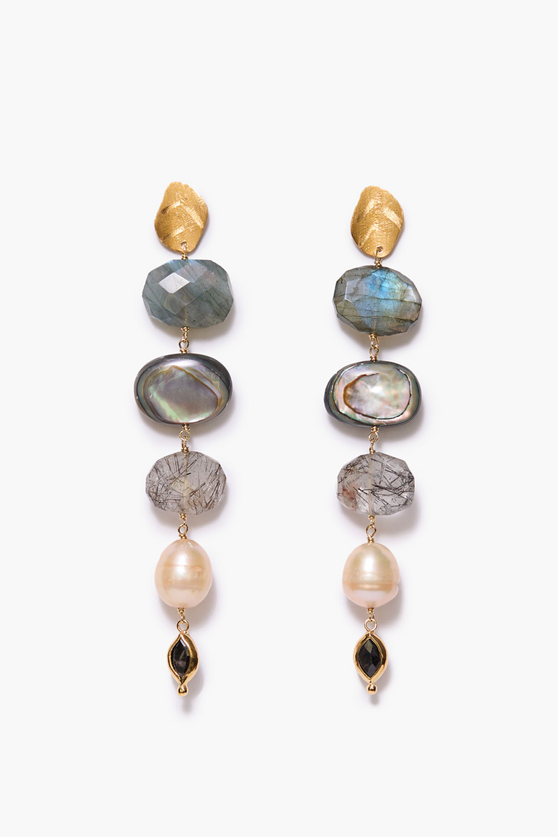 Cascade Drop Earrings Multi