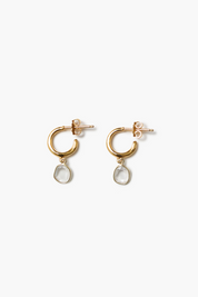 Mirage Hoop Earrings Yellow Gold