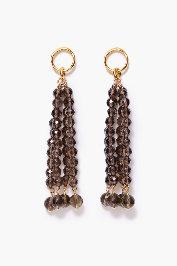 Pampille Earrings Smoky Quartz