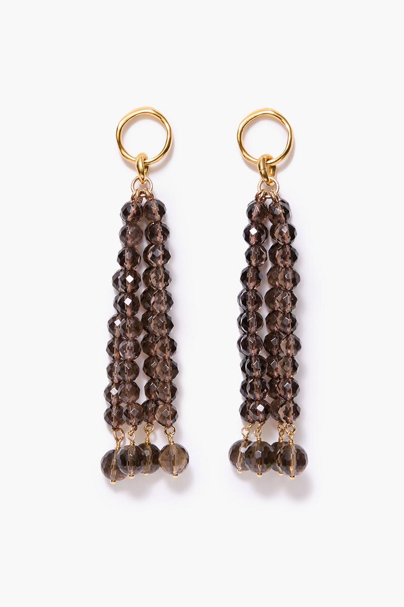 Pampille Earrings Smoky Quartz