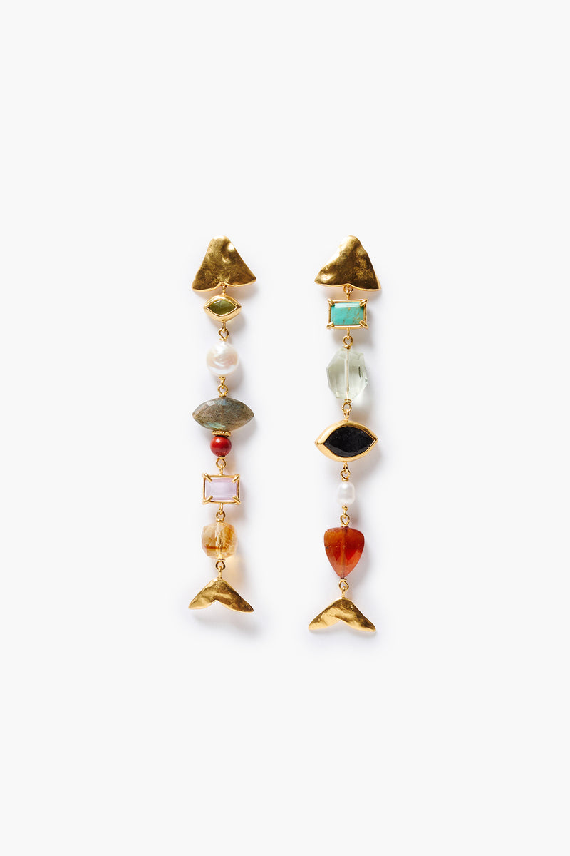 Lucky Catch Earrings Multi