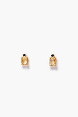 Tabby Stud Earrings Citrine